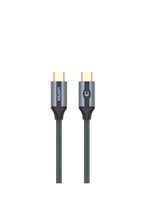UNITEK | USB -C 100W PD Fast Charging Cable with 4K 60Hz and 10Gbps (USB 3.2 Gen2) Midnight Green Edition 1M | C14079GN