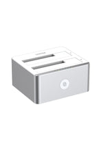UNITEK | USB 3.0 to SATA6G 2.5â€/3.5â€ Dual Bay Hard Disk Docking Station - Silver | Y-3026