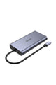 UNITEK | USB 3.1 Type-C Aluminium Multi-Port Hub with Power Delivery (2-Port USB3.0 + HDMI + VGA + SD + Audio + Gigabit Ethernet + USB-C PD/Data) | D1019A
