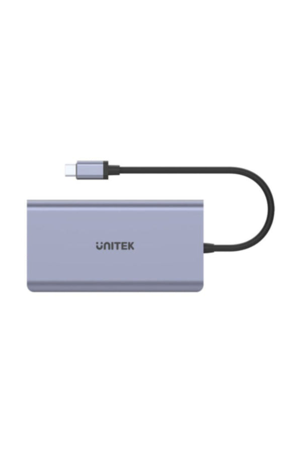 UNITEK | USB 3.1 Type-C Hub with MST (2*USB3.0 + HDMI + DP + RJ45 + Card Reader + PD 100W) | D1056A