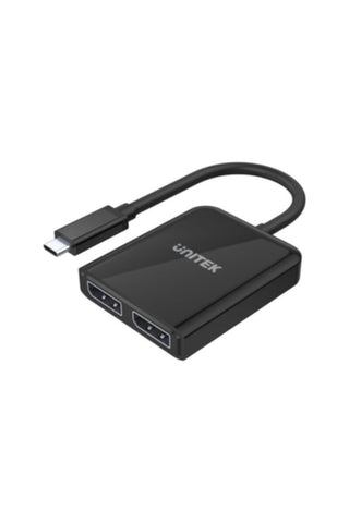UNITEK | USB 3.1 Type-C To Dual DP (8K 60Hz) Adapter with MST | V1407A