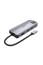 UNITEK | USB 3.1 Type-C Multi-Port Hub with Power Delivery (USB-A + USB-C + HDMI + VGA + Gigabit Ethernet ) | Y-DK09016