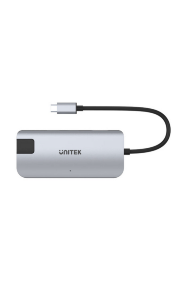 UNITEK | USB 3.1 Type-C Multi-Port Hub with Power Delivery (USB-A + USB-C + HDMI + VGA + Gigabit Ethernet ) | Y-DK09016