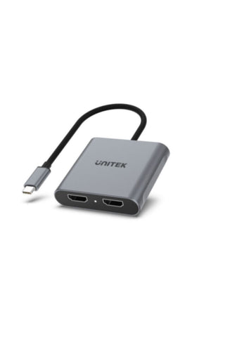 UNITEK | V1404B USB -C to Dual HDMI 4K-60Hz Adapter | V1404B