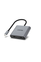 UNITEK | V1404B USB -C to Dual HDMI 4K-60Hz Adapter | V1404B