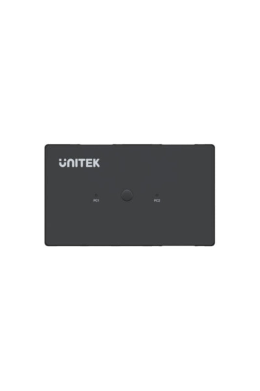 UNITEK | VGA KVM Switch 2 In 1 Out with 3-Port USB 2.0 Hub | U-8709ABK