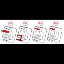 DCU SPAIN | Universal Adapter EU/UK/USA/AUS/CNA/JPN | 37400200