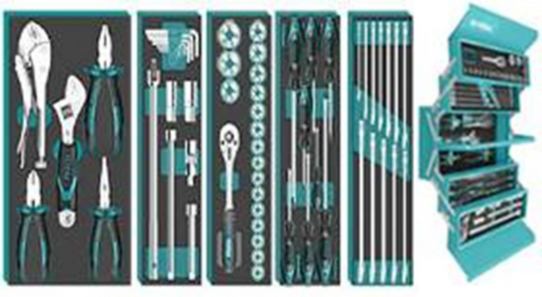 TOTAL | 59 Pcs Tool Chest Set | THTCS12591