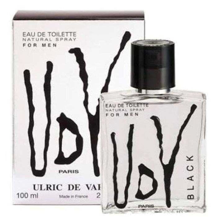 ULRIC DE VARENS | Black Eau De Toilette Spray for Men 100 | 3326240018634