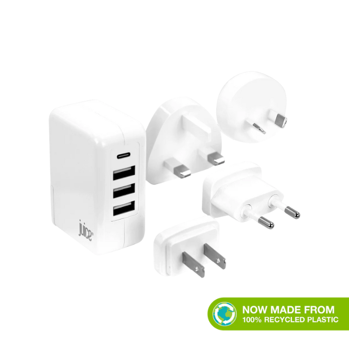 JUICE | 4.8 Amp Travel Juice Universal Charger White | MJUAS00000016