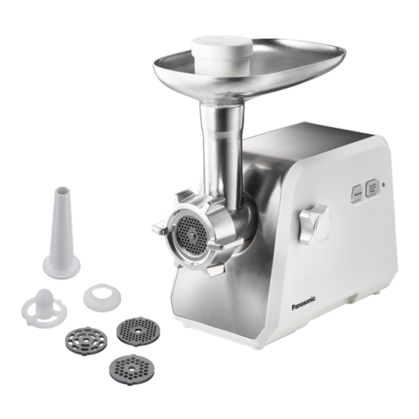 PANASONIC | 1700W Motor Meat Grinder with Blade Made in Japan White | MK-GX1711WTZ