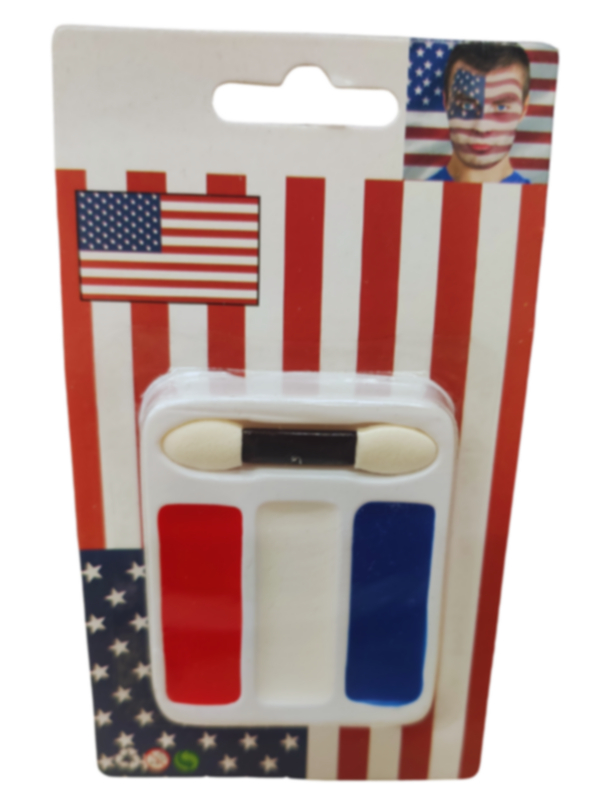 Quick Face Painting Kit with Brush (3 Packets) | USA|Â Minagination