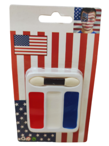 Quick Face Painting Kit with Brush (3 Packets) | USA|Â Minagination