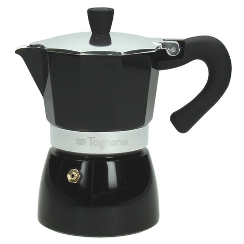 TOGNANA | Coffee Maker 3 Cups - Grancuci Black | TG-V4430034702