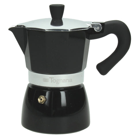 TOGNANA | Coffee Maker 3 Cups - Grancuci Black | TG-V4430034702