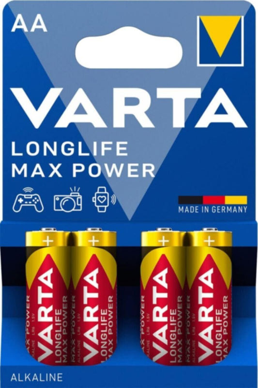 VARTA | Longlife Max Power 4 AA Battery | AVAVA61014040