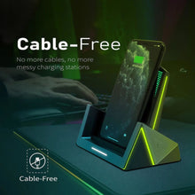 VERTUX | 15W High Speed Pro-Gaming Wireless Charging Station with 18W USB-C PD & QC3.0 | VERTUCHARGE-QI