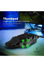 VERTUX | Single Handed All In One Gaming Keypad With Joystick | TE0167091