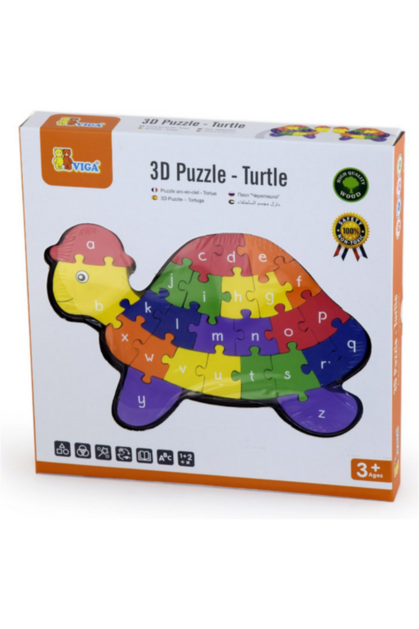VIGA | 3D Wood Puzzle - Turtle | 55250