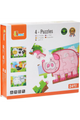 VIGA | 4 - Farm Puzzle Box For Kids Ages 2+ Years | 50069