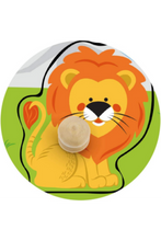 VIGA | Big Wooden Knob Puzzle Wild Animals | 50840