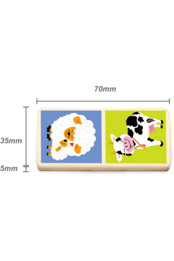 VIGA | Dominoes Farm Animals Age 3 to 10 Yrs | 51306