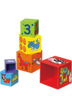 VIGA | Educational Nesting & Stacking Blocks Homeschool Learning Kit For Kids 1+ Year | 59461