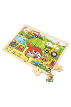 VIGA | Farm Wooden Puzzle 48 Pcs | 44588