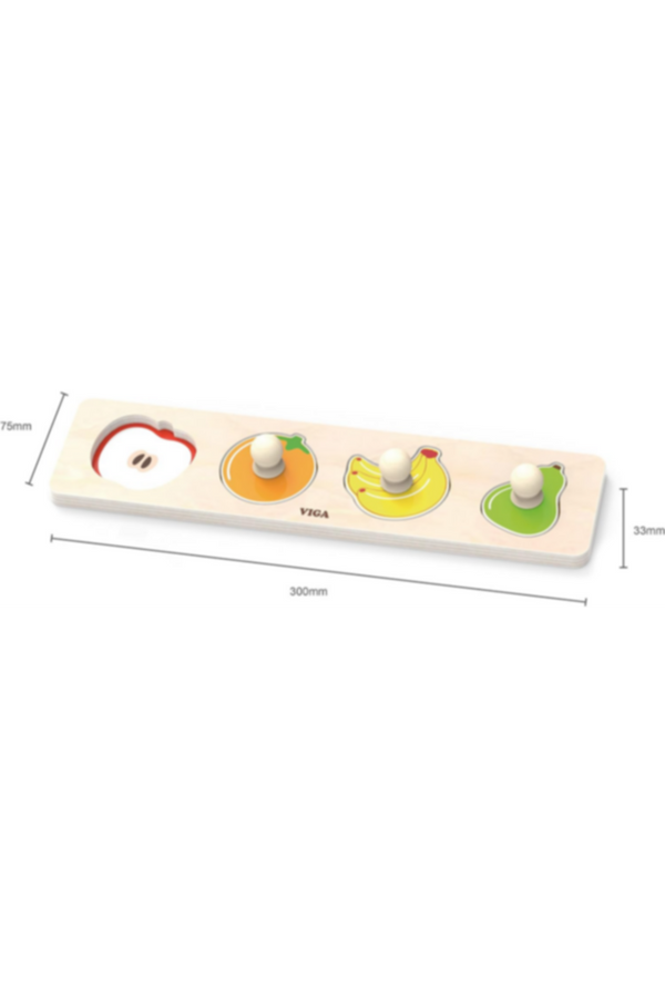 VIGA | Flat Puzzle - Fruits Rectangular | 44531