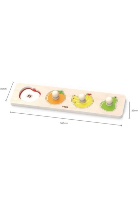 VIGA | Flat Puzzle - Fruits Rectangular | 44531