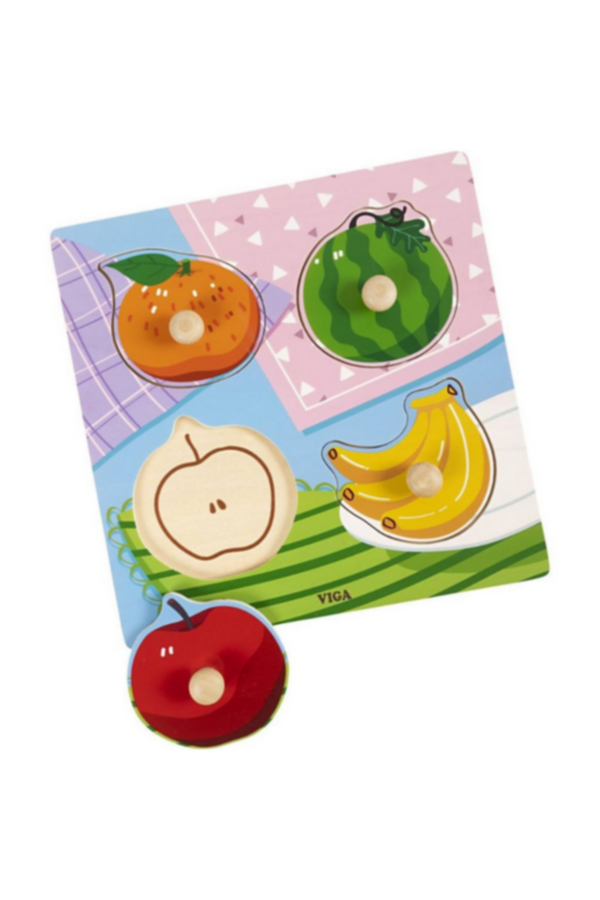 VIGA | Flat Puzzle - Fruits Age 1+ Yrs | 59513