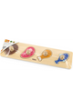 VIGA | Flat Puzzle - Meat & Fish Rectangular | 44533
