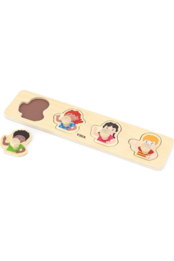 VIGA | Flat Puzzle - Skin Difference | 44536