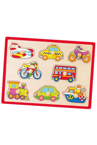 VIGA | Flat Puzzle - Transports 3Yrs | 50016