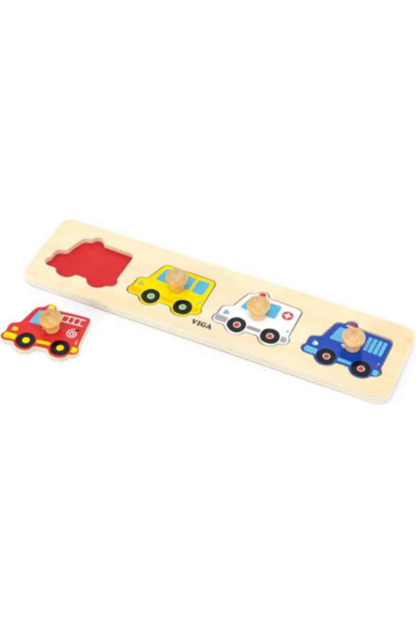 VIGA | Flat Puzzle - Vehicles Portable | 44535