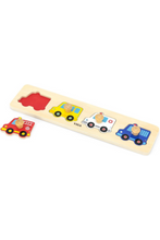 VIGA | Flat Puzzle - Vehicles Portable | 44535
