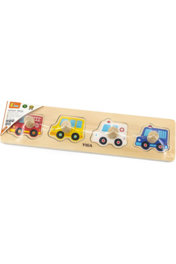 VIGA | Flat Puzzle - Vehicles Portable | 44535