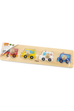 VIGA | Flat Puzzle - Vehicles Portable | 44535