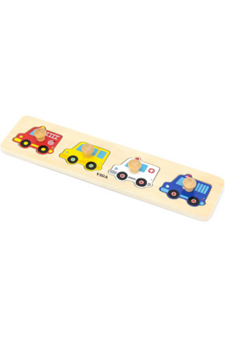 VIGA | Flat Puzzle - Vehicles Portable | 44535
