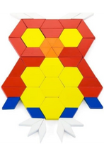 VIGA | Wood Pattern Blocks 250 Pcs | 50065