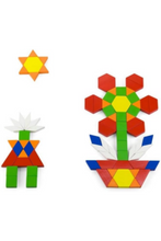 VIGA | Wood Pattern Blocks 250 Pcs | 50065