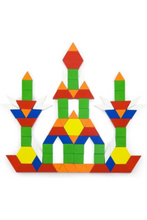 VIGA | Wood Pattern Blocks 250 Pcs | 50065