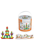 VIGA | Wood Pattern Blocks 250 Pcs | 50065