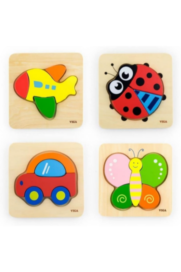 VIGA | Handy Block Puzzle - Ladybird | 50168