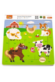 VIGA | Jigsaw Farm Theme Educational Puzzles For Kids Ages 18+ Months | 50837