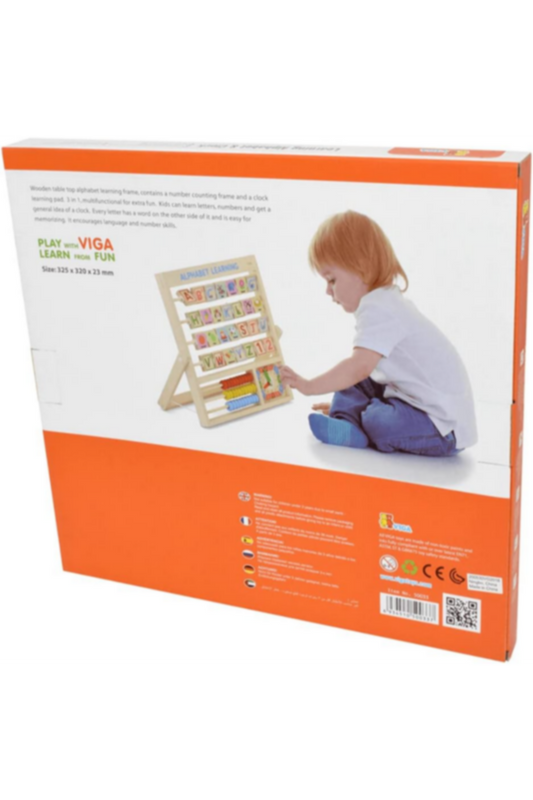 VIGA | Learning Alphabet & Clock Age 3+ Yrs | 50033