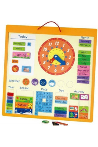 VIGA | Magnetic Calendar English 45 Cm Multicolor | 50377