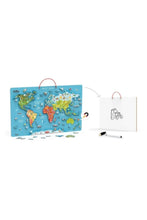 VIGA | Magnetic World Puzzle + Dry Erase Board | 44508
