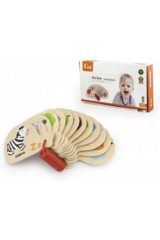 VIGA | Mini Book Learning Alphabet -12 Pcs | 50547