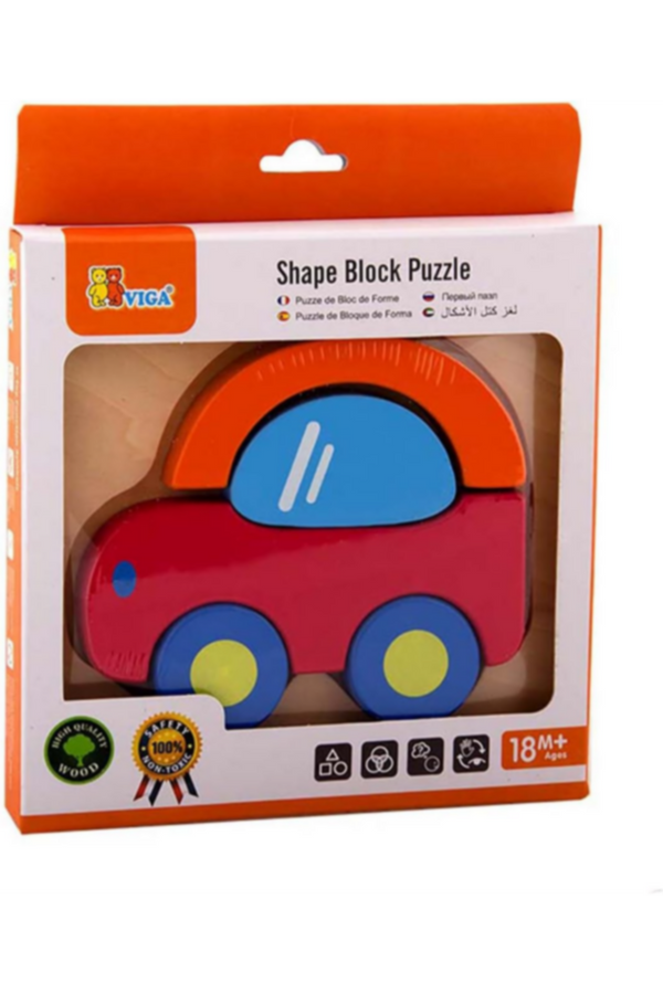 VIGA | Mini Puzzle Car Toy 6 Pcs | 50172
